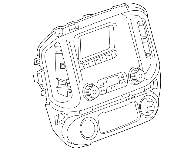 2017-2018 GM Radio Control 84647780 | OEM Parts Online