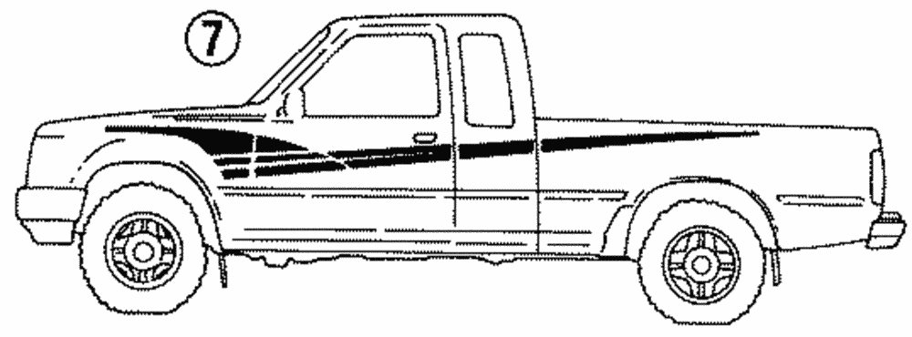 Tail Gate Logo - Toyota (00211-35890-04)