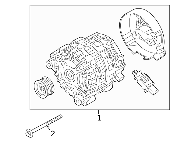 12-31-8-490-540 - Generator Assembly - 2020-2024 BMW | Buy BMW Parts Now
