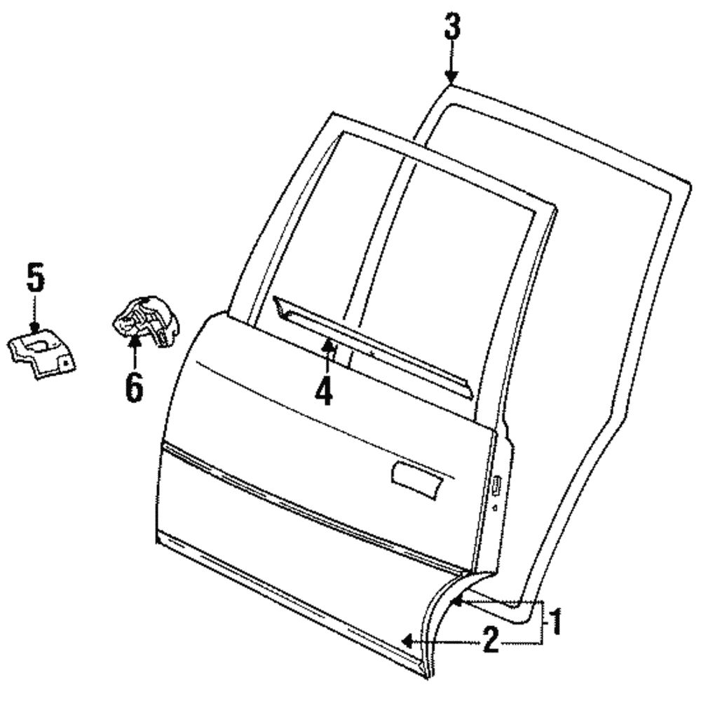 Genuine GM Belt Weather-Strip 22774086