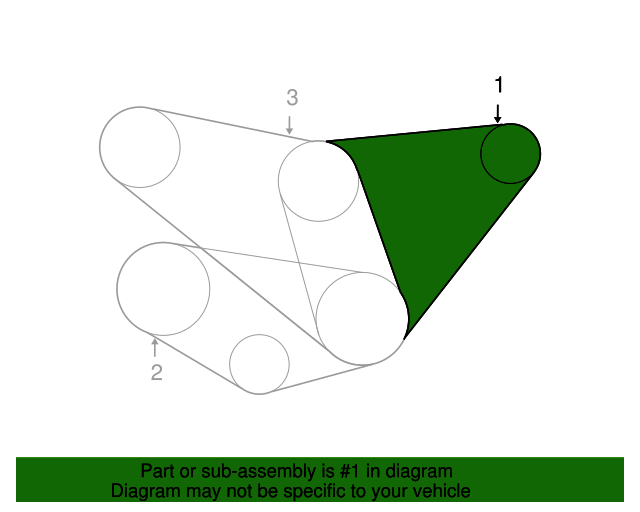 OEM NEW Serpentine Alternator & Fan Belt 1996-2002 Toyota 4Runner 1995-1998  Toyota T100 1995-2004 Toyota Tacoma 2000-2004 Toyota Tundra