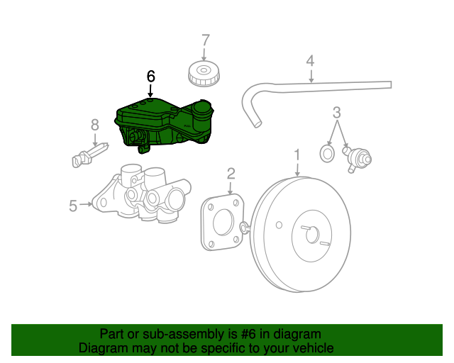 20092010 Jeep Brake Master Cylinder Reservoir 5175705AA