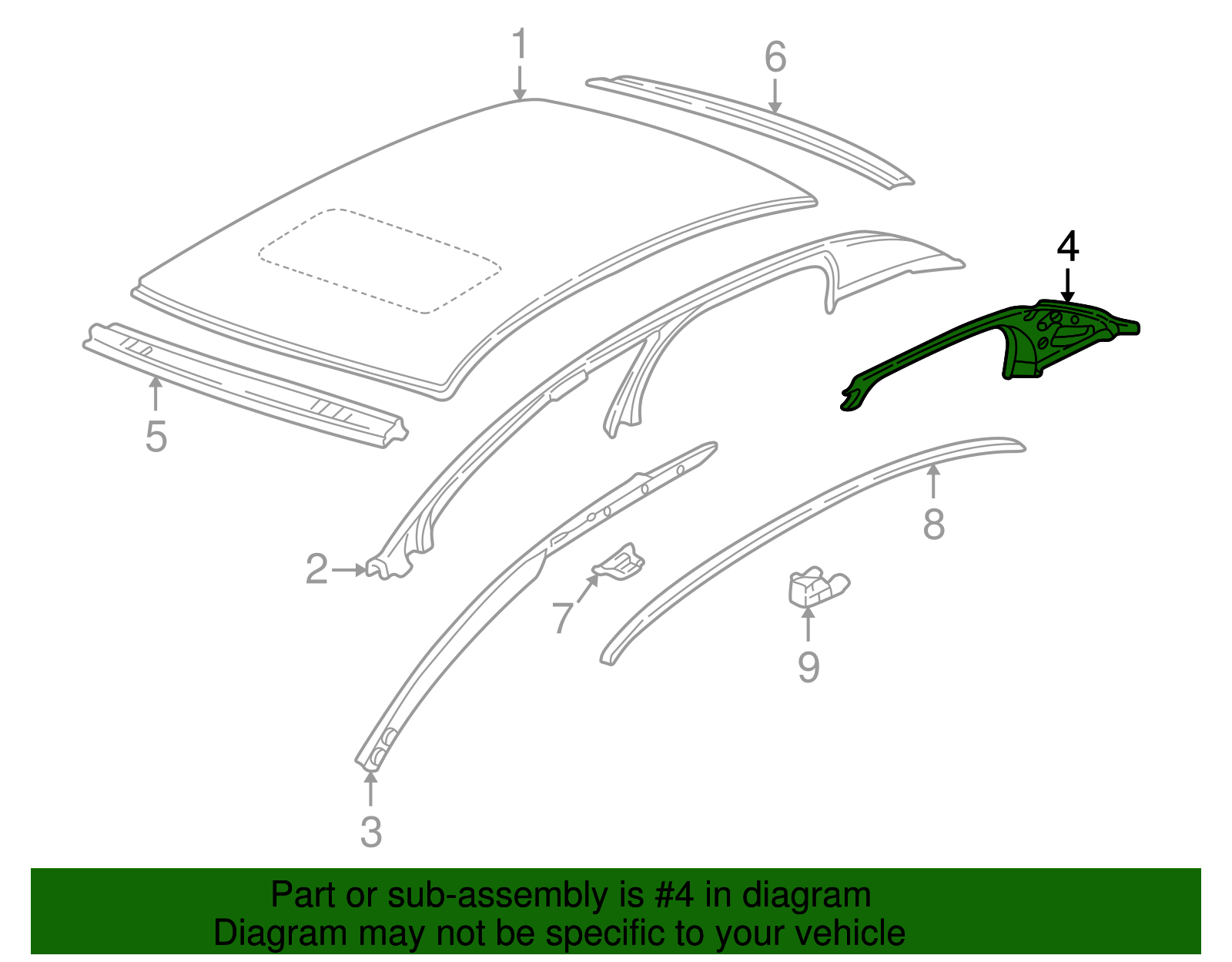 Inner Rail - GM (25661088)
