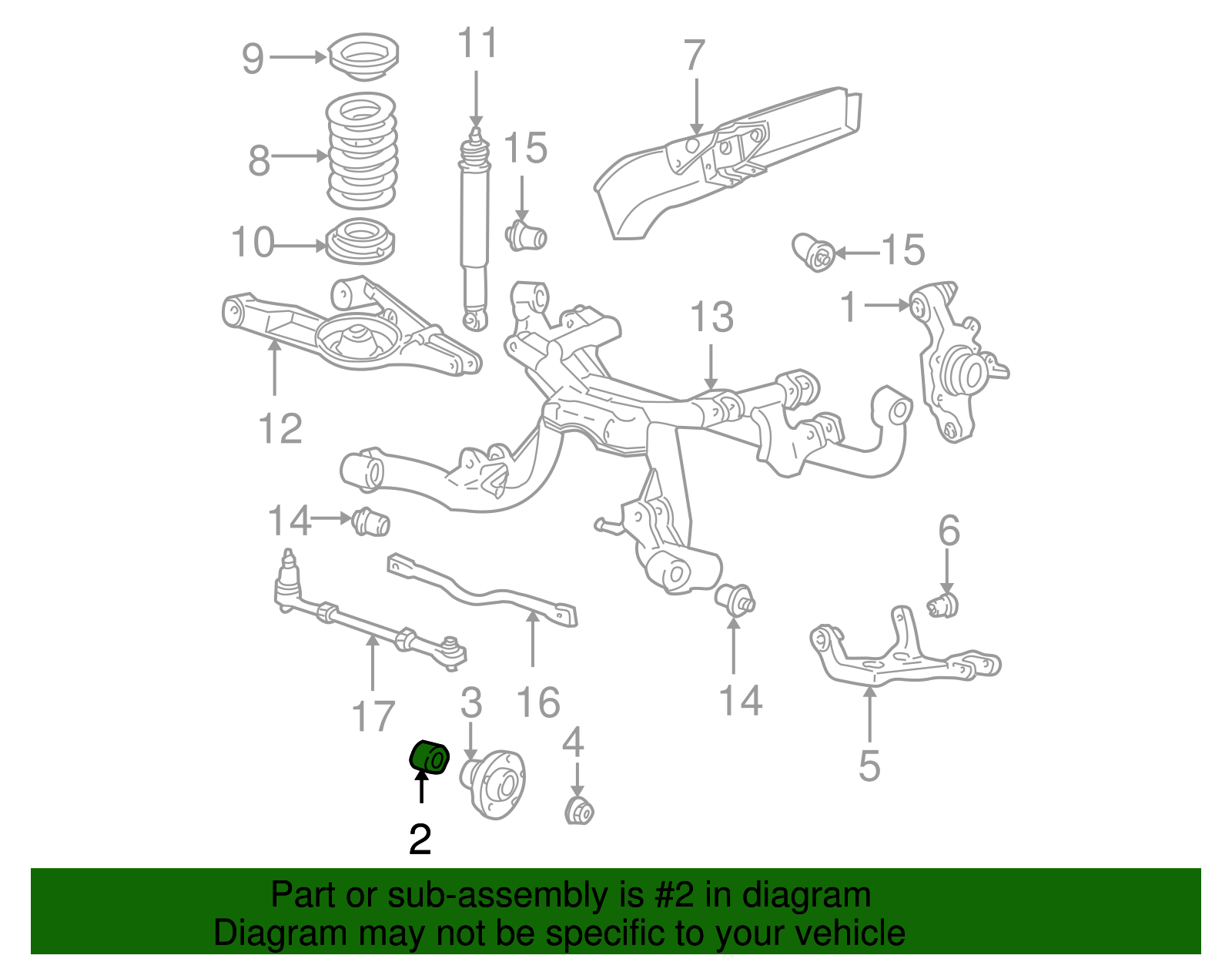 Wheel Bearing - Ford (E9DZ-1215-A)