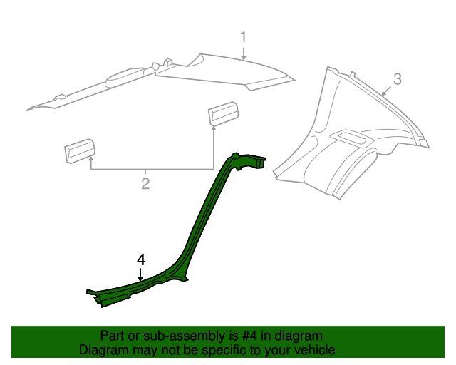 Lower Quarter Trim 3D7-867-765-6C3