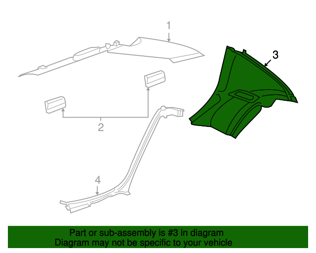Quarter Trim 3D7-867-242-C-5S5