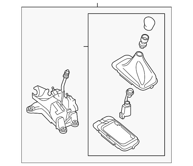 D2BZ7210D Gear Shift Assembly 20142019 Ford Fiesta Ford Parts Direct