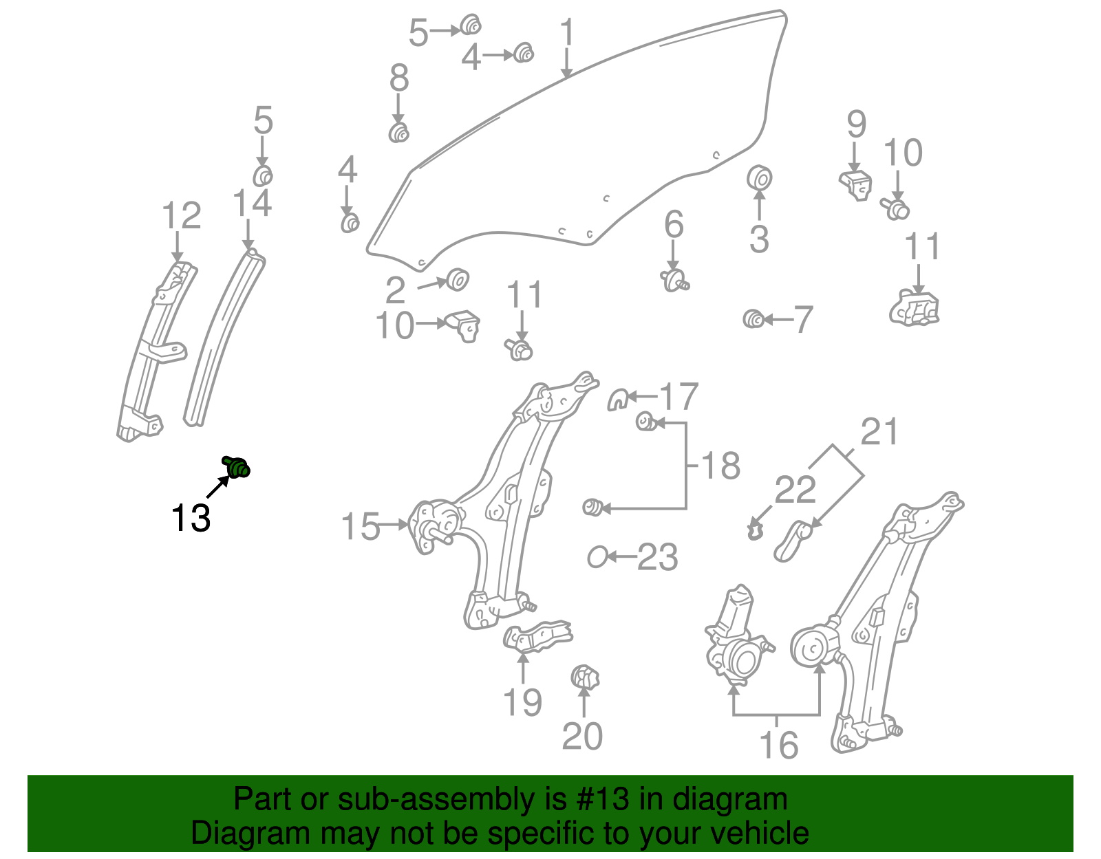 Window Frame Bolt - Scion (90159-60550)