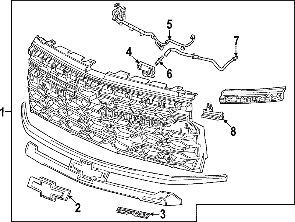 F Plate - GM (87834897)