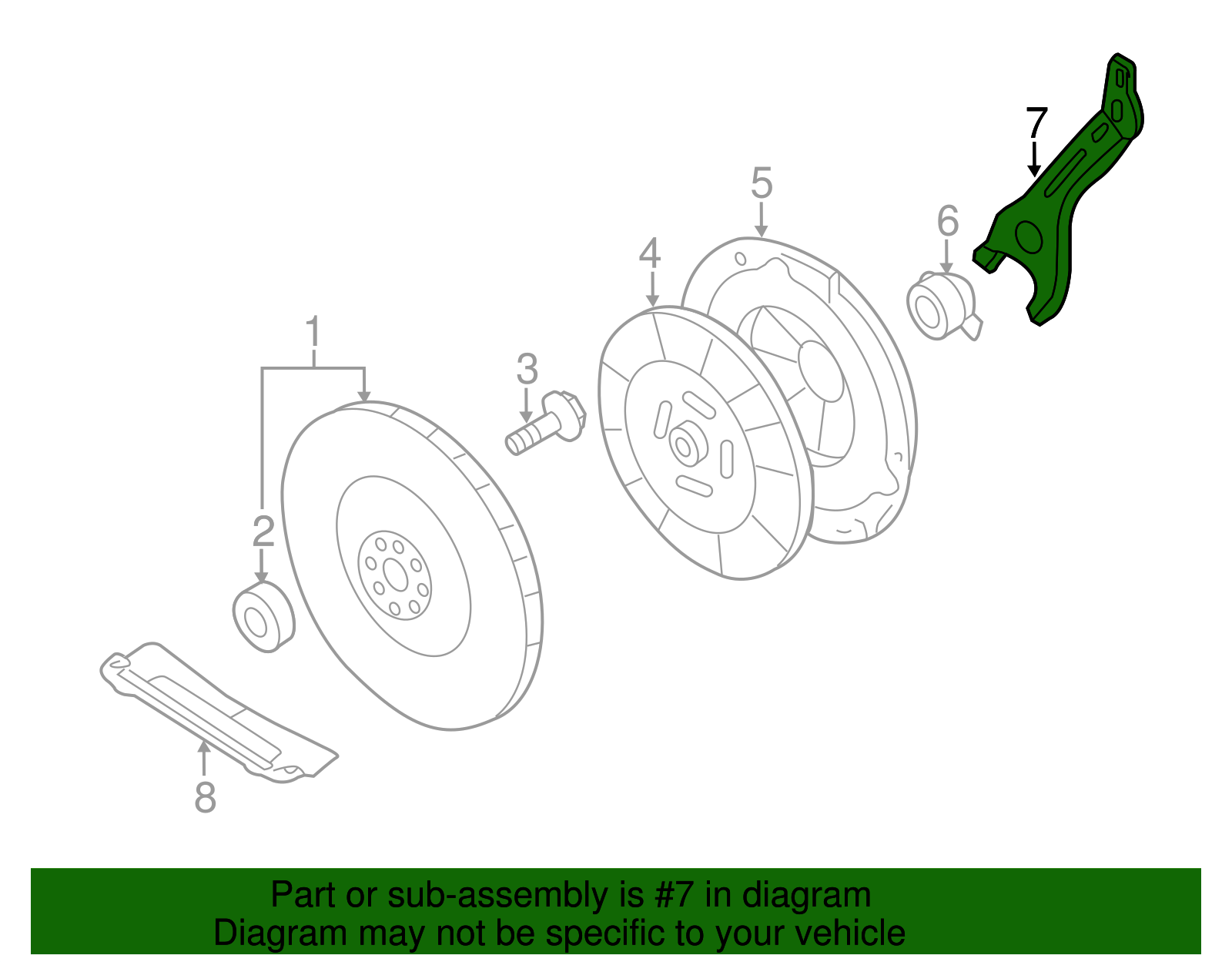 2004-2021 Subaru Release Fork 30530AA050 | OEM Parts Online