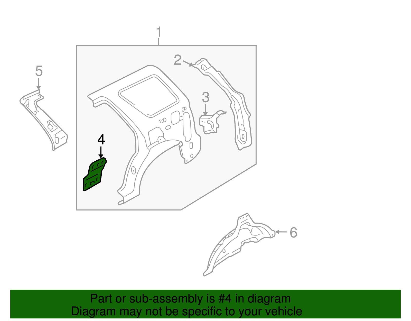 Extension - Ford (YL8Z-7811252-AA)