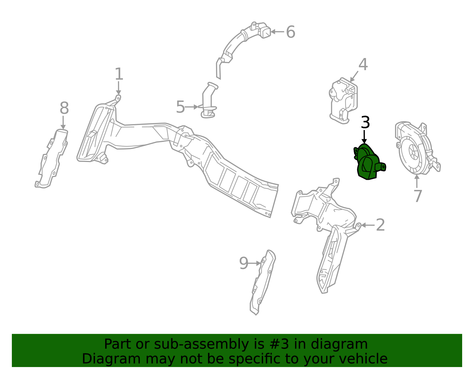 Intake Duct - Toyota (G92D5-11010)