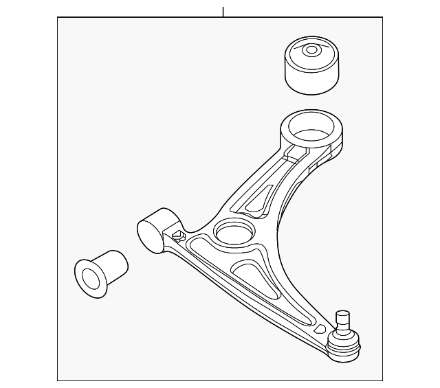 54501E6100 Lower Control Arm 20172020 Kia Optima Kia.Parts Store
