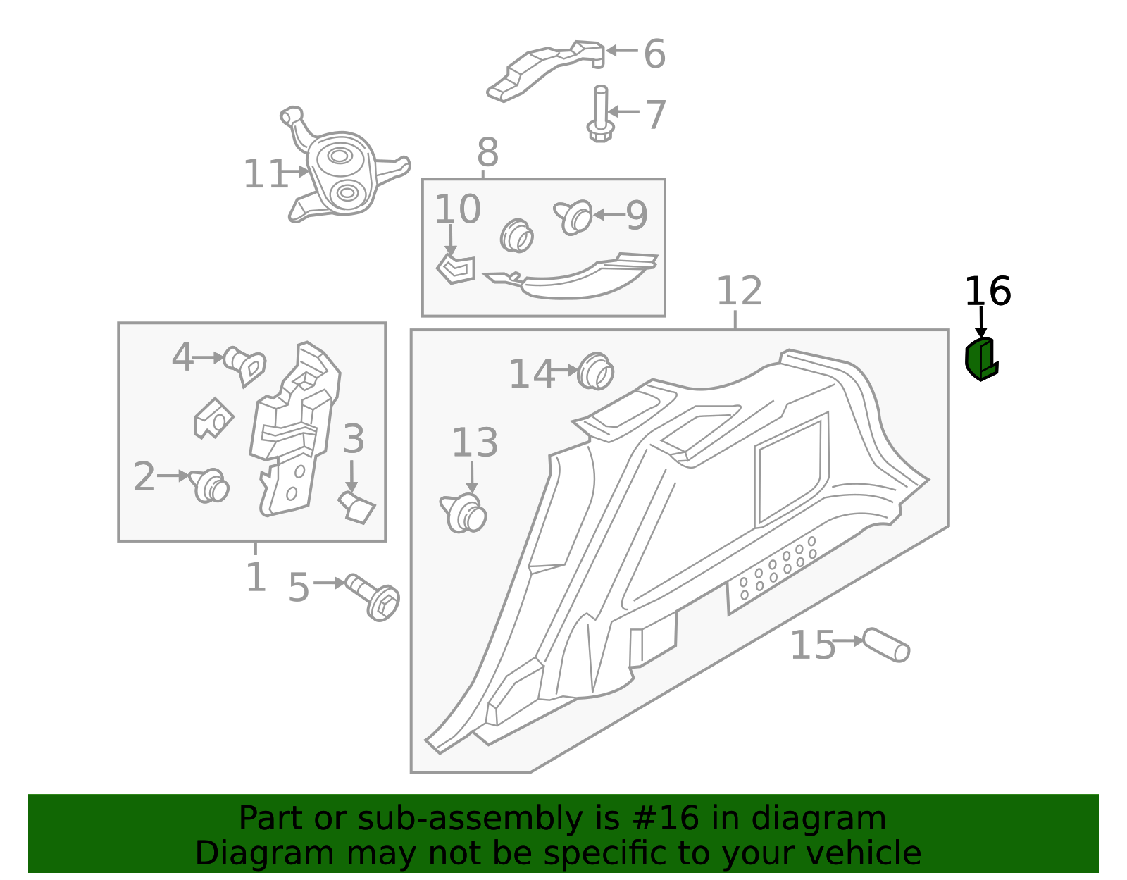 Hook - Ford (H2GZ-78454A46-BD)