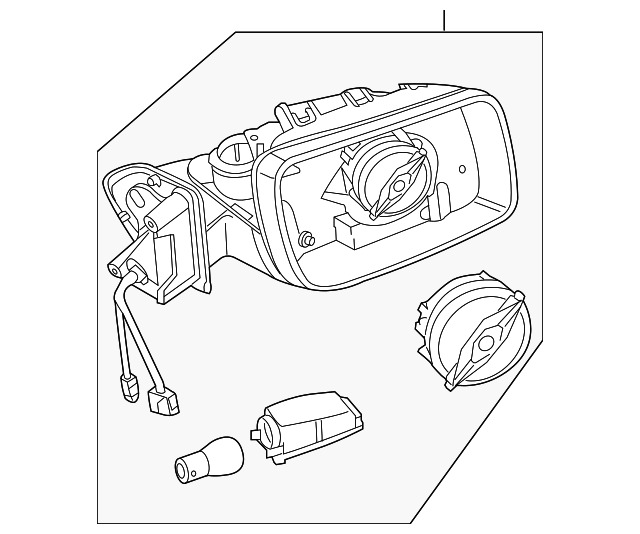 Genuine OEM Mirror Assembly Part LR043681 Fits 20102012 Land Rover