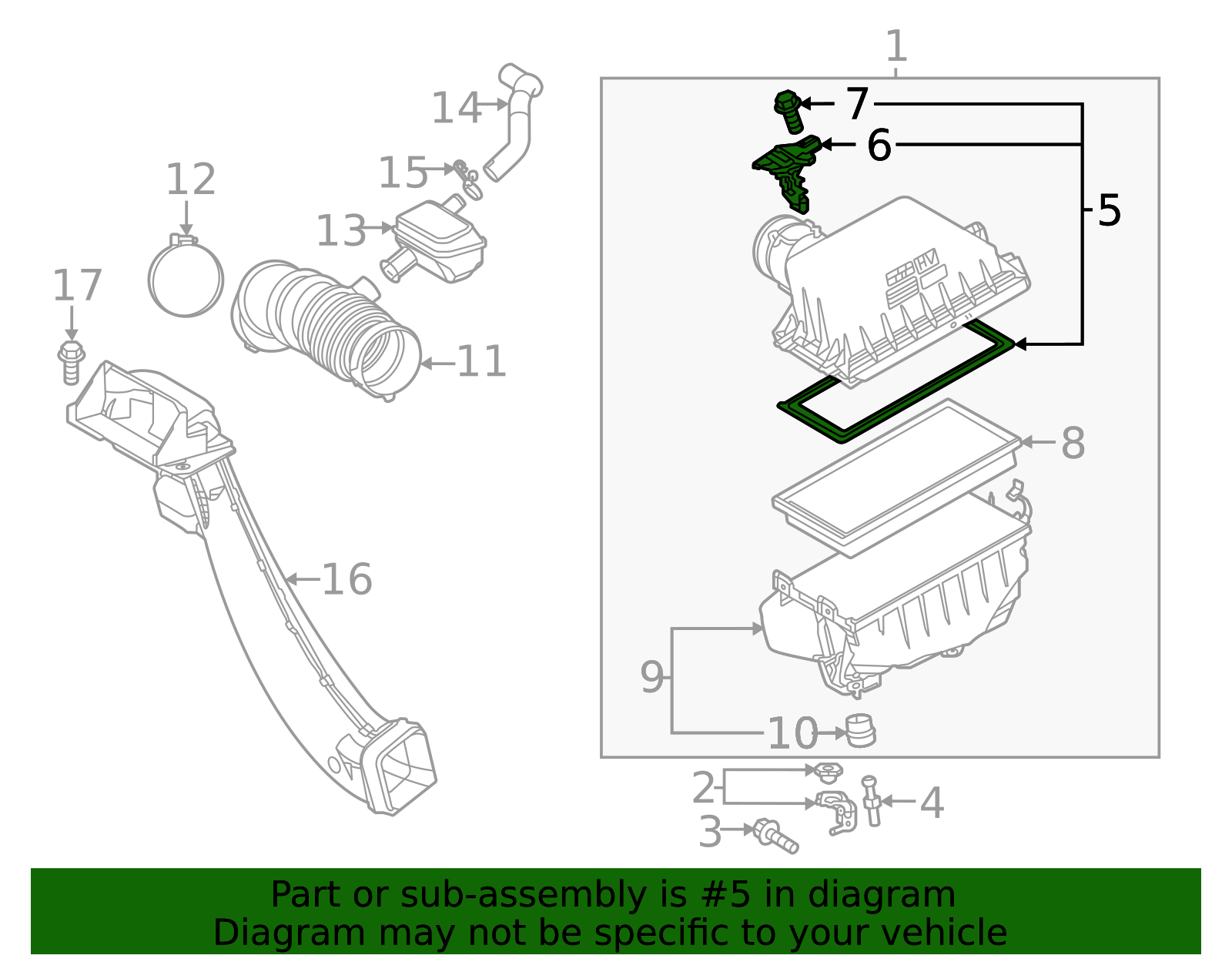 Upper Cover - Toyota (17705-F0230)