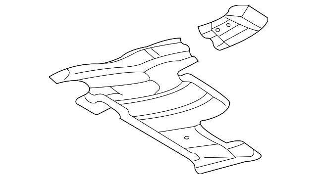 MR539599 - Center Shield 2002-2007 Mitsubishi Lancer | Mitsubishi  