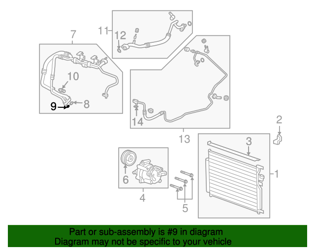 19992021 GM 3/4 in Heater Core Tube Seal 52474375 GM Parts Online