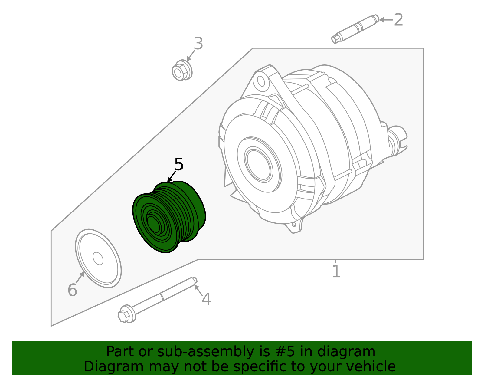 Motorcraft™ Alternator Pulley - Ford (GP-776)