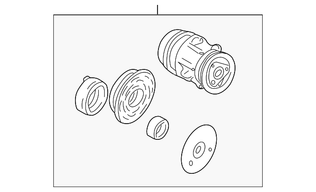 Air Conditioning Compressor - GM (89018897)