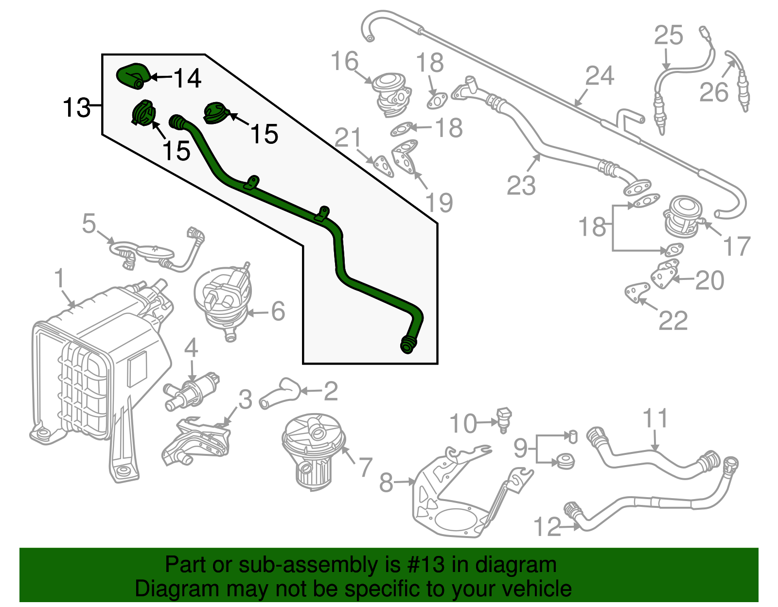 Connector Pipe - Volkswagen (7L6-131-581-A)