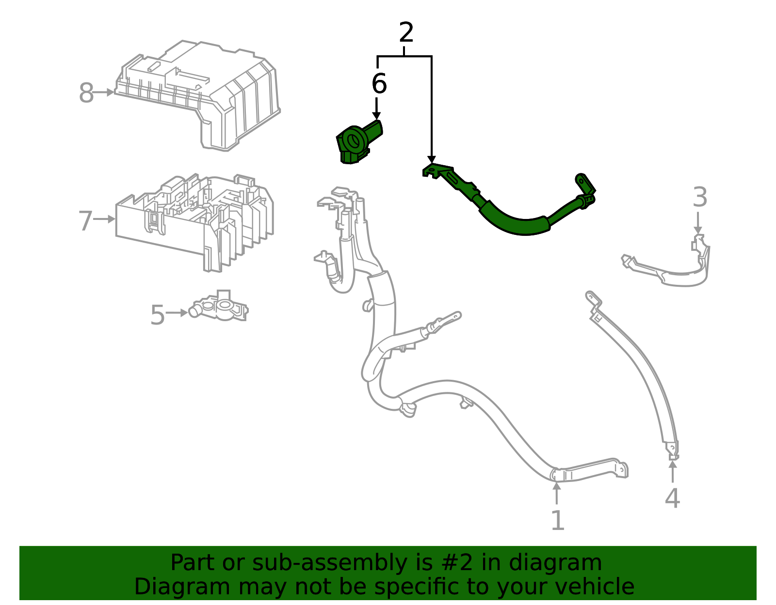 Battery Negative Cable - GM (84430004)