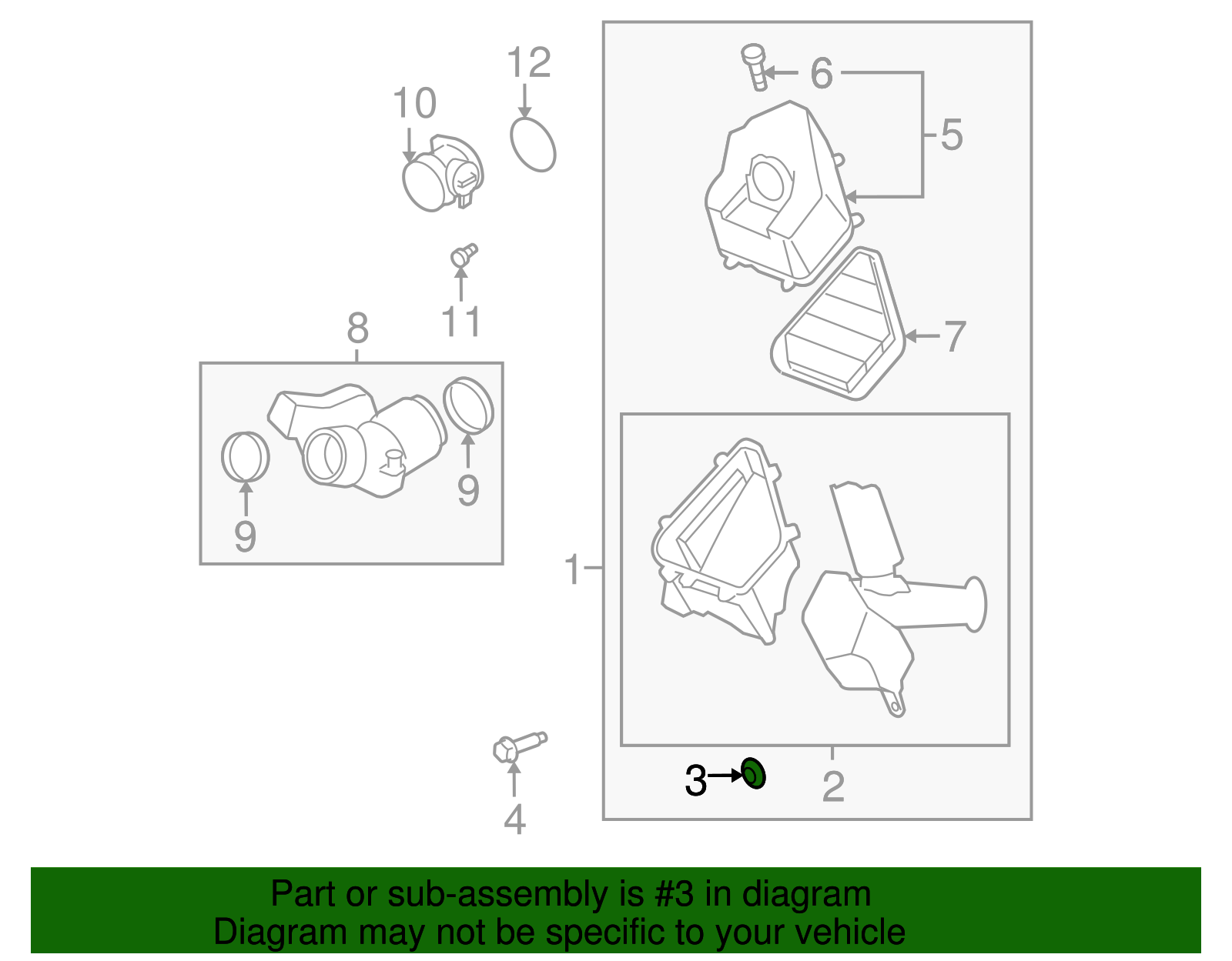 Air Intake Insulator - GM (12563914)