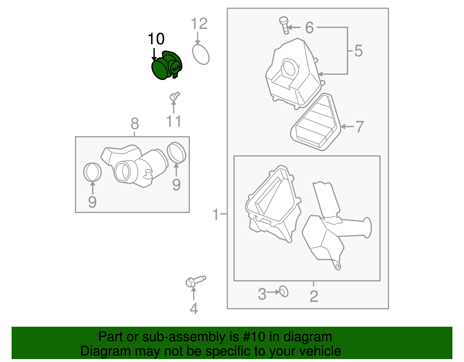 Mass Airflow Sensor - GM (19355502)