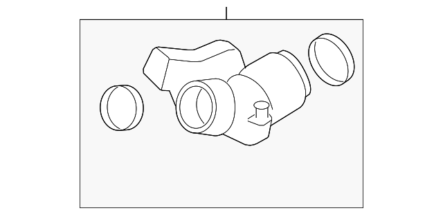 Air Cleaner Outlet Duct - Buick (25783713)