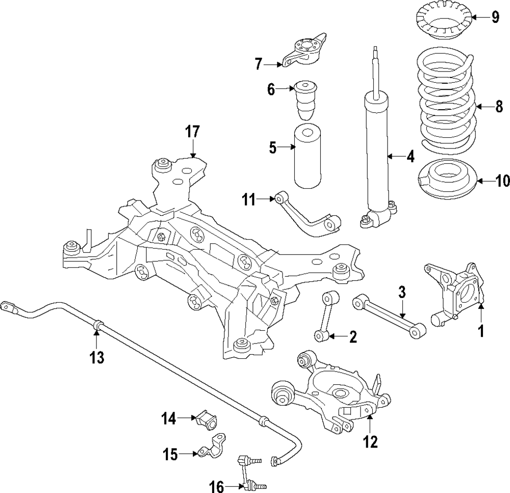 Trailing Arm - Ford (HG9Z-5K898-B)