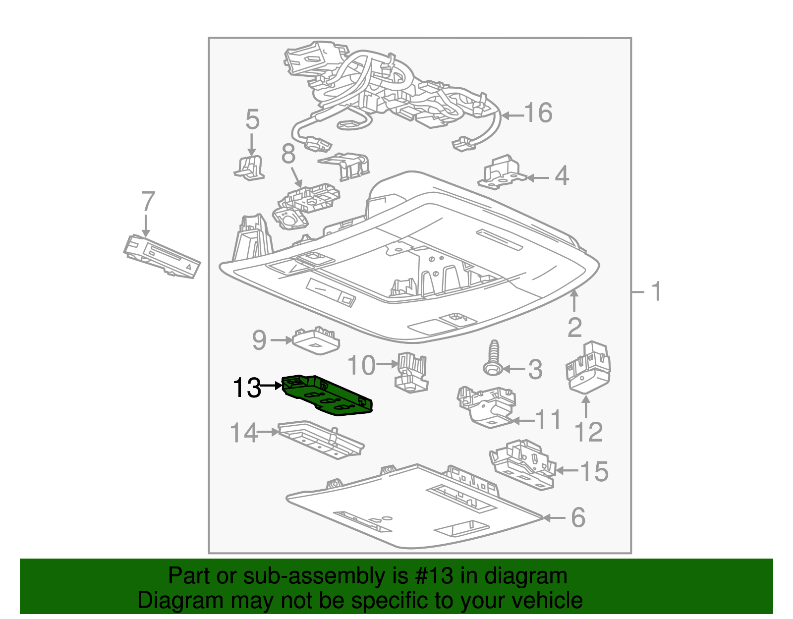 Garage Door Opener Transmitter - GM (84389021)