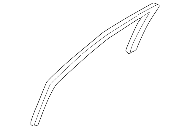 Glass Weather-Strip - GM (25699760)