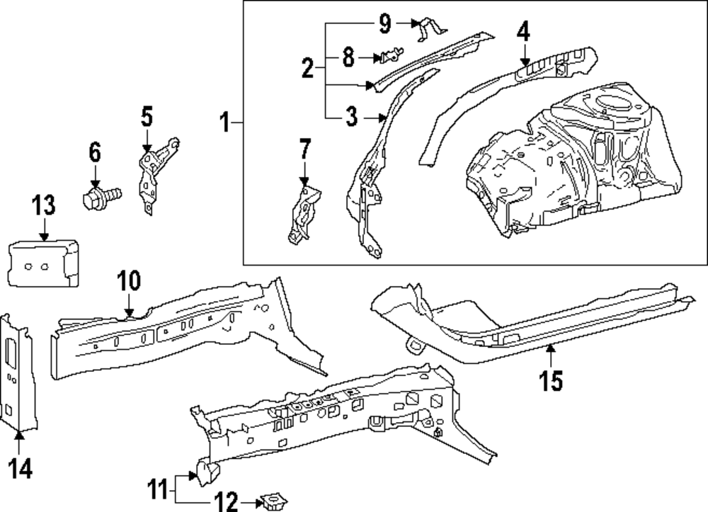 Front Rail End - Toyota (53705-02130)