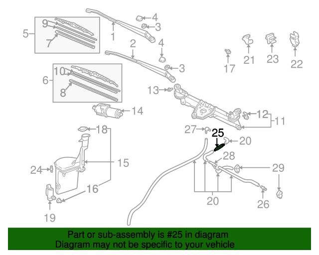 20002005 Toyota Echo Washer Hose Joint 8534932150 Toyota Parts Center