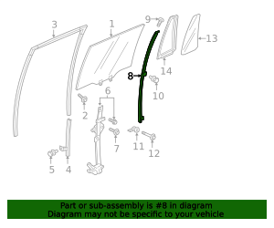 72771-TG7-A22 - Sash L Rear Door Quarter - 2019-2021 Honda | Genuine ...