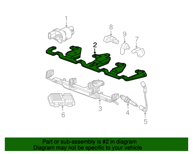 20052020 GM Ignition Coil Mounting Bracket 12580353 GM