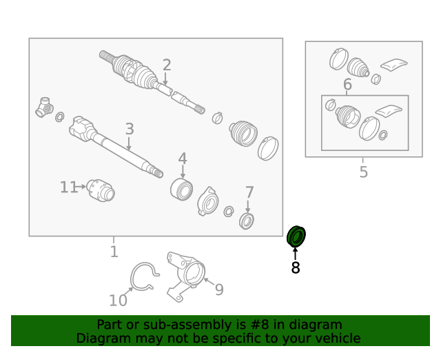 20062024 Toyota Transfer Case Output Shaft Seal 9031135056 Toyota