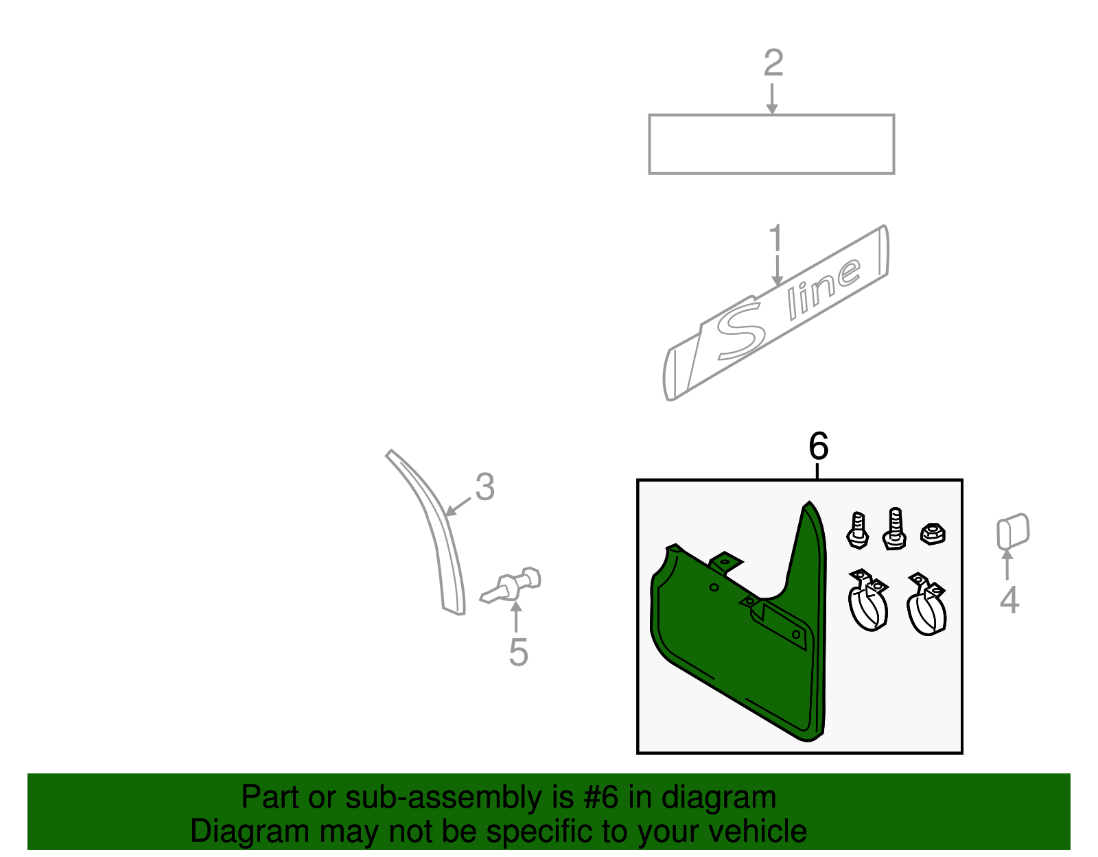 8W5-075-111-A - High-Quality Mud Flap Kit for 2018-2025 Audi ...