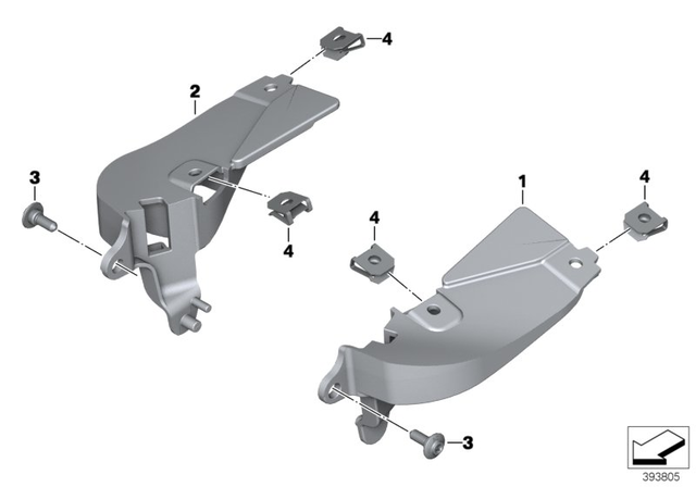 46638536951 - Bracket Left 2013-2024 BMW-Motorrad | BMW Motorrad USA