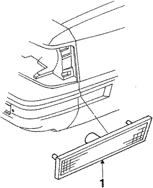 5974004 - : Lamp Assembly, Front Side Mkr for Oldsmobile: Cutlass Ciera, Cutlass Cruiser Image