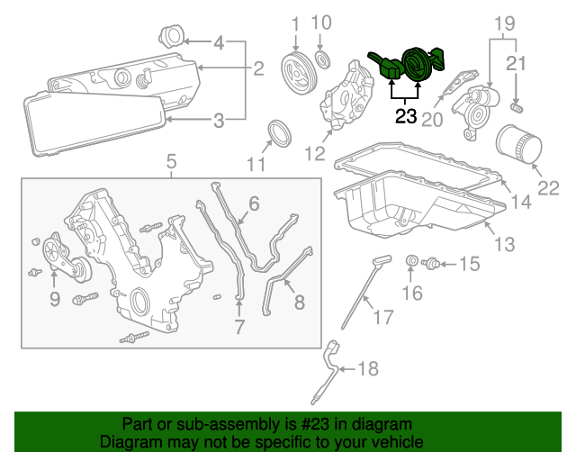 20052011 Lincoln Town Car Kit Engine Block Heater 5W1Z6D008AA