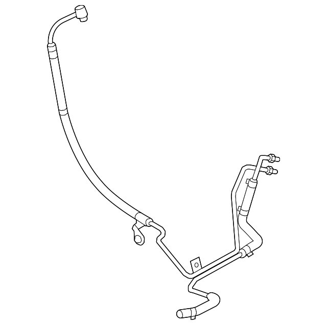 575102M200 Power Steering Pressure Hose 2013 2014 Hyundai Genesis