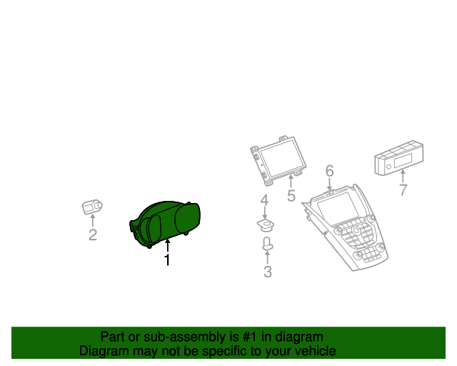 20142017 GM Instrument Cluster 22936202 GM
