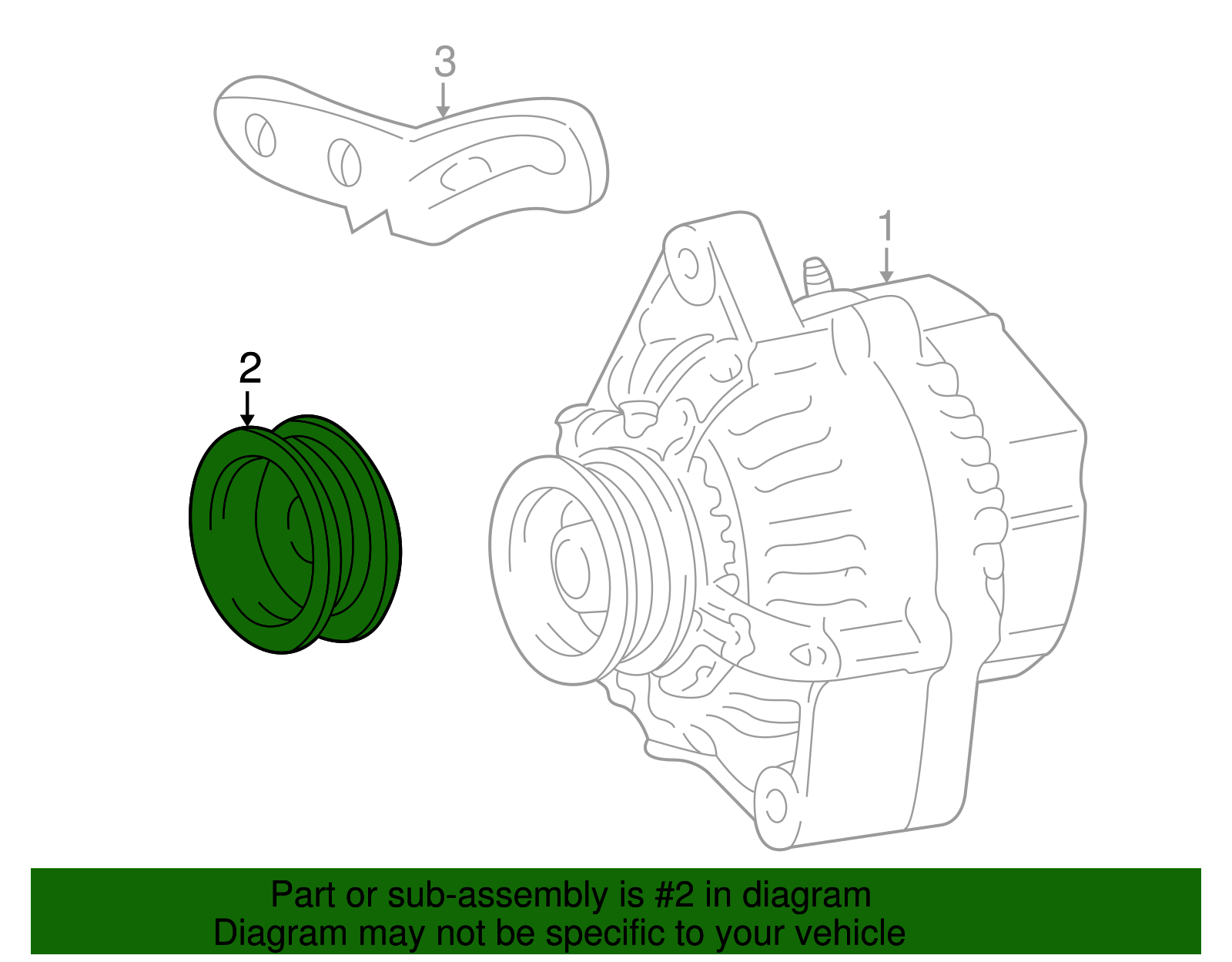 Alternator Pulley - Scion (27411-21030)