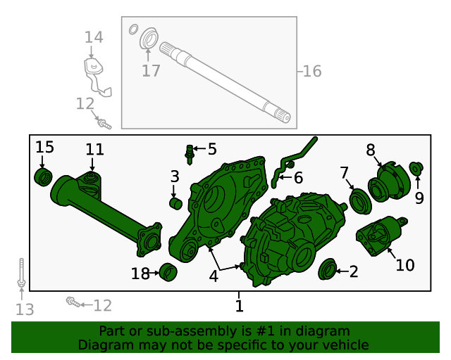 20192020 Ford Ranger Differential Carrier KB3Z3002A Blue Springs Ford Parts