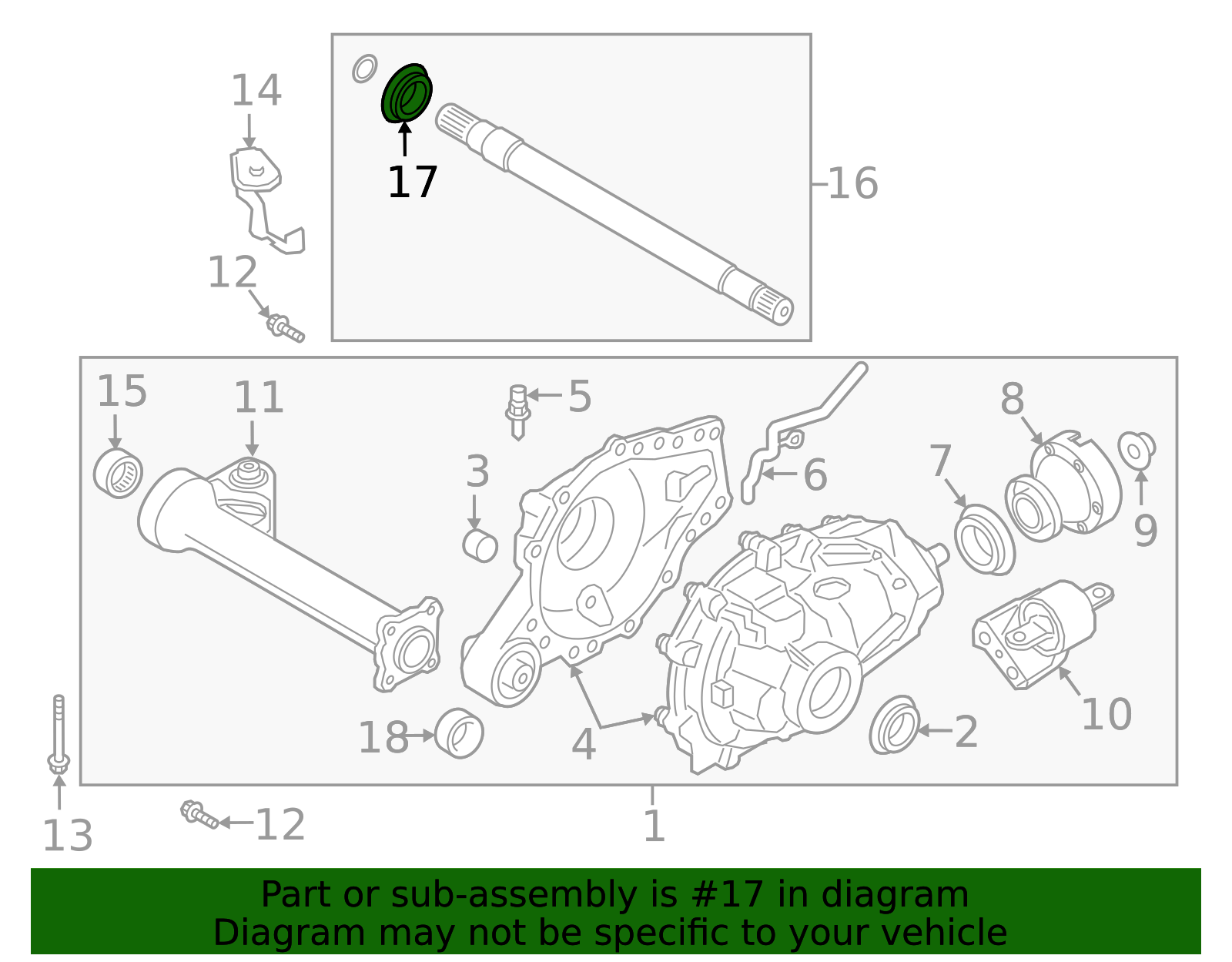 KB3Z-4B416-A - 2019-2023 Ford Ranger - Differential Carrier Seal | My ...