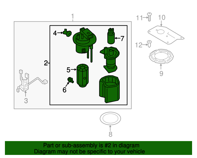 31120C2500 Fuel Pump 20162020 Kia Optima Kia.Parts Store