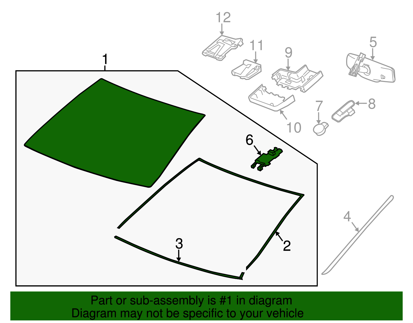 Windshield - GM (84072943)
