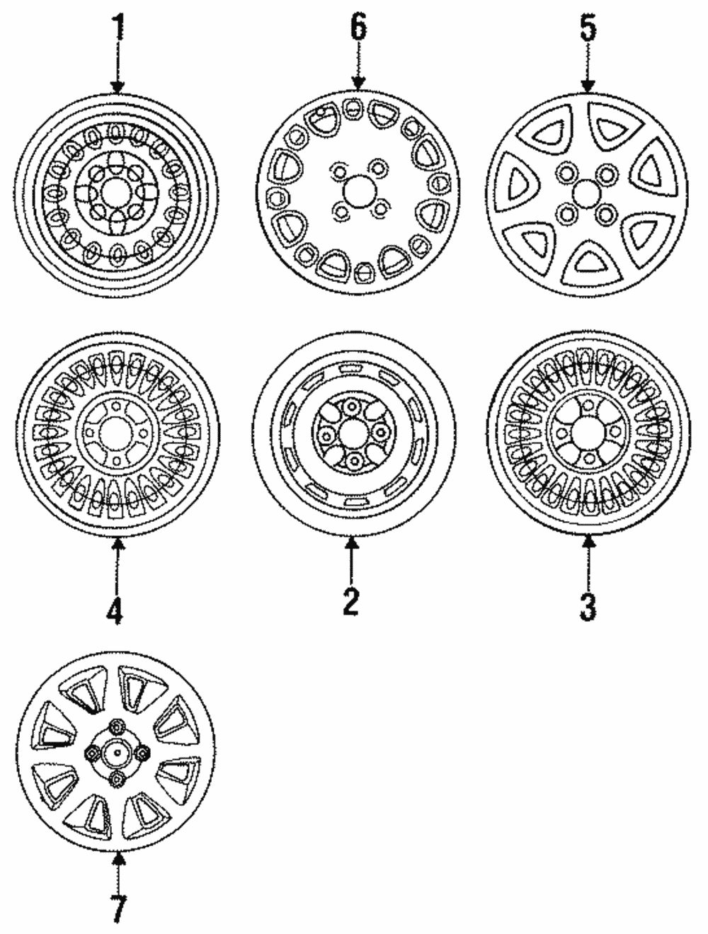 Wheel, Alloy - Ford (E96Y-1007-A)