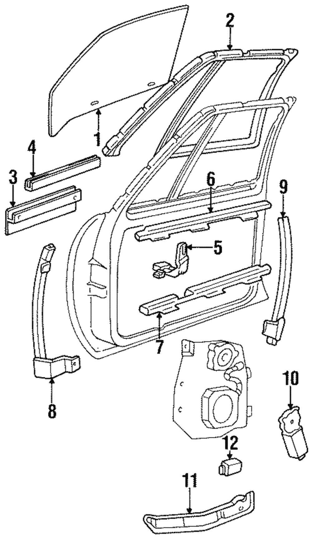 Door Glass - GM (25640133)